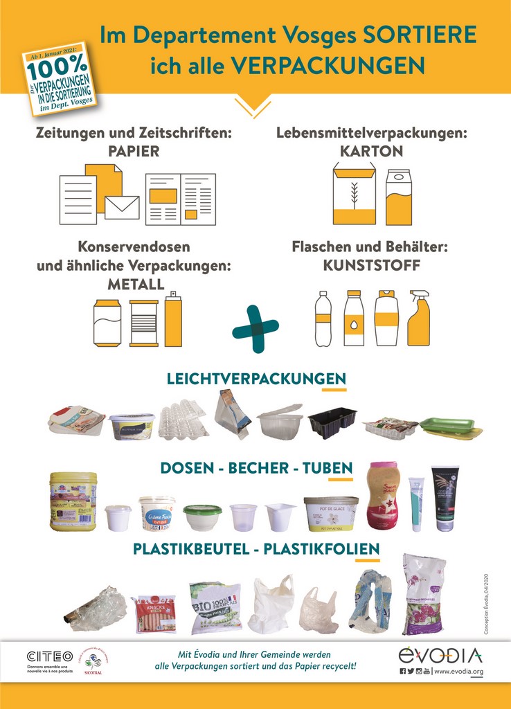 Conteneur Mélange - En allemand