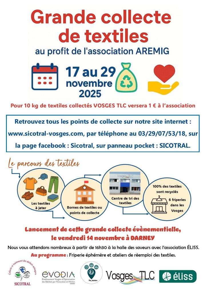 Grande collecte des textiles